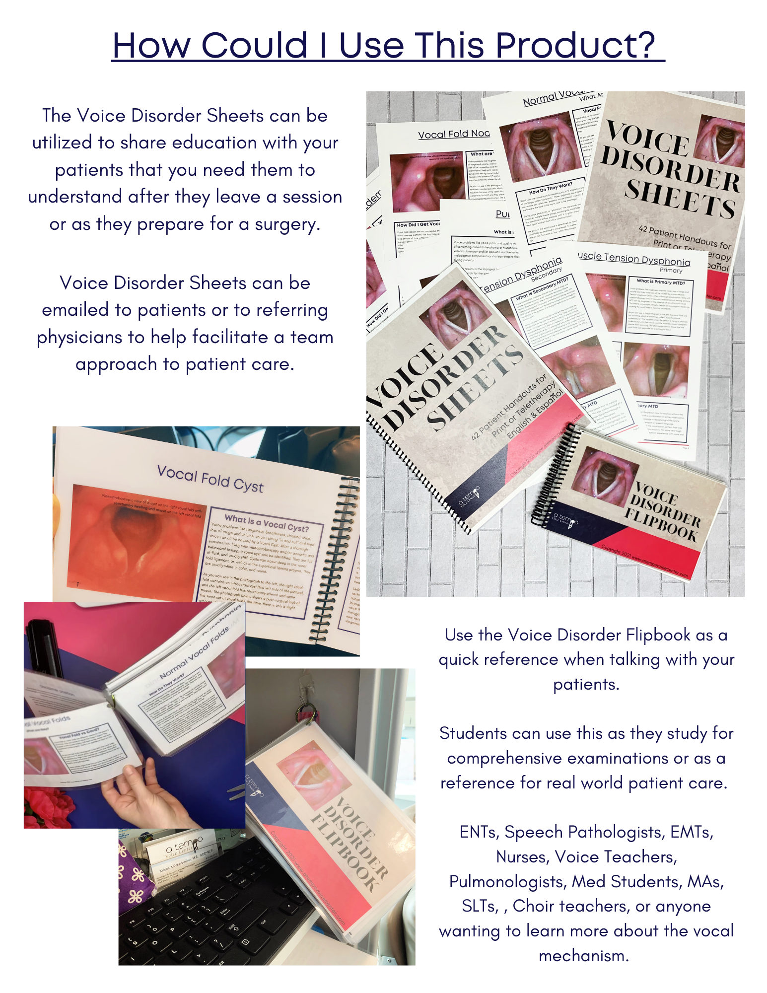 Voice Disorder Flipbook and Sheets - Image 4