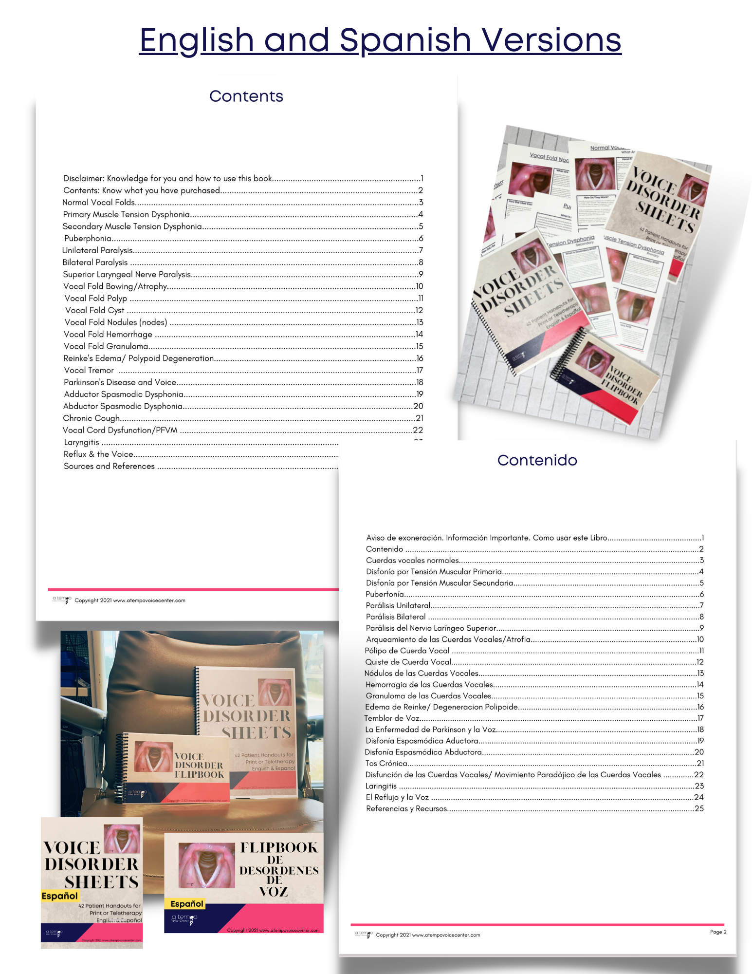 Voice Disorder Flipbook and Sheets - Image 5