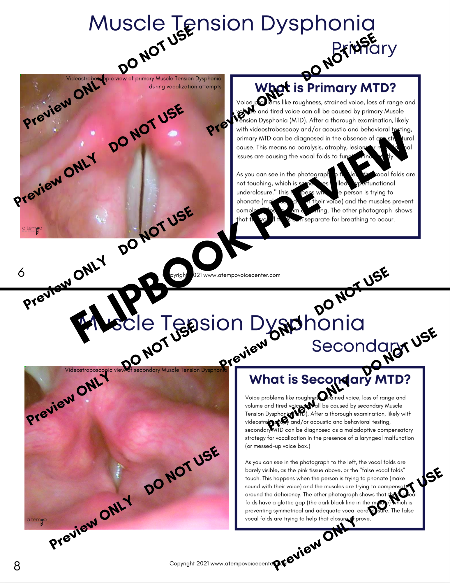 Voice Disorder Flipbook and Sheets - Image 8