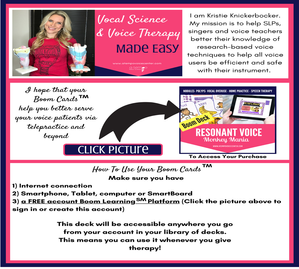 BOOM Cards™ Voice Therapy Monkey Mania - Image 2