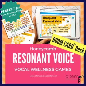 BOOM Cards™ Honeycomb Resonant Voice for Choir, Singing, or Speech Therapy
