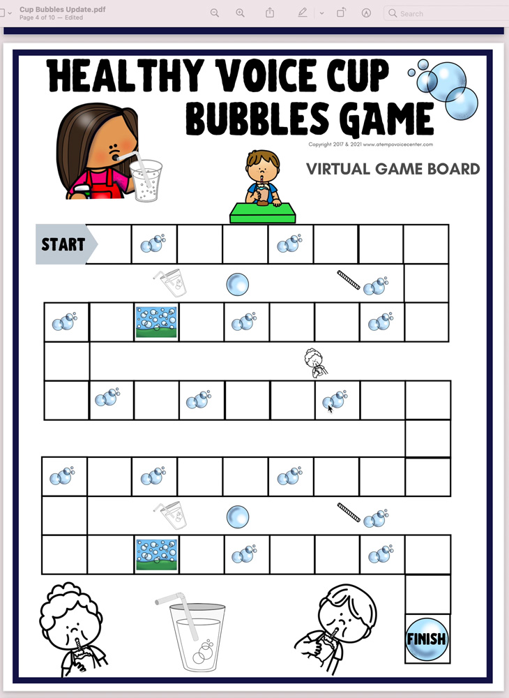 BOOM Cards™ Voice Therapy Cup Bubbles - Image 4