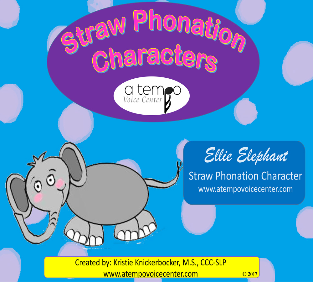 Ellie Elephant (Straw Phonation Character) - Image 2