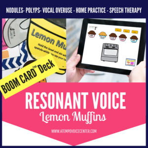 BOOM CARD DECK Resonant Voice Lemon Muffins