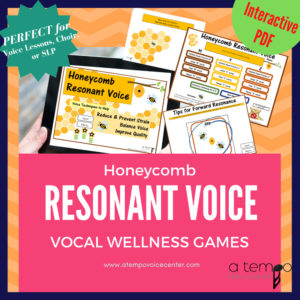 Honeycomb Resonant Voice Singing, Music, Vocal Wellness, Voice Therapy Interactive PDF