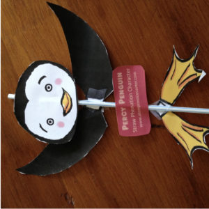 Percy Penguin (Straw Phonation Character)