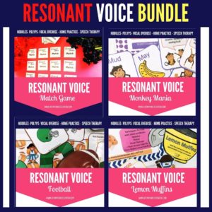 Resonant Voice Therapy Bundle for Speech Therapy