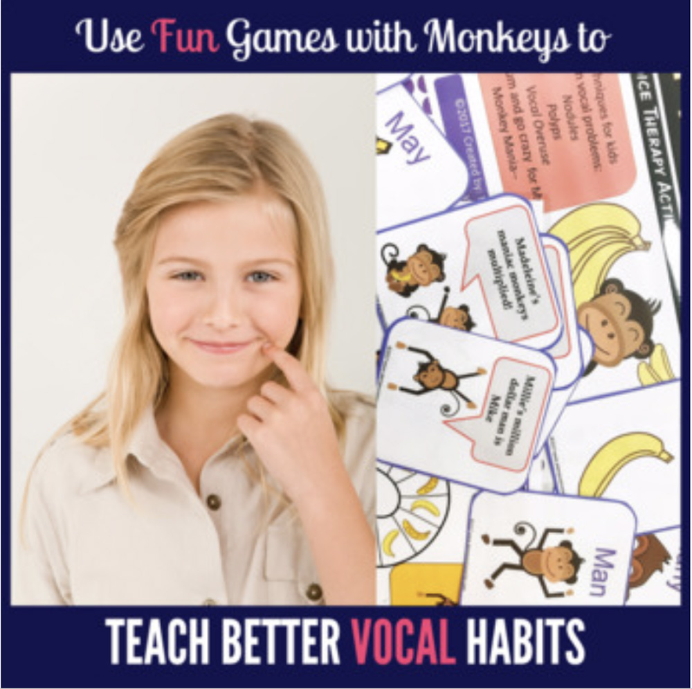 BOOM Cards™ Voice Therapy Monkey Mania - Image 4