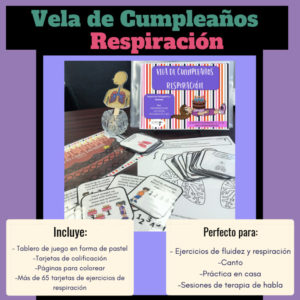 Vela de Cumpleaños Respiracion - Español/Spanish Birthday Candle Breathing