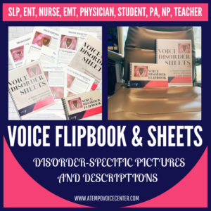 Voice Disorder Flipbook and Sheets