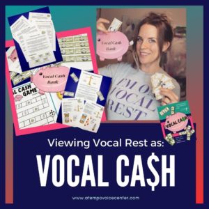 Vocal Ca$h: A New Idea for Vocal Rest and Indirect Voice Therapy
