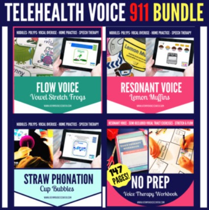 Telehealth Voice Therapy 911 Bundle